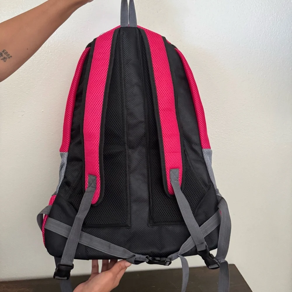 Sport Pet Travel Backpack Carrier Dog Front Chest Pet Carrier Pink & Gray